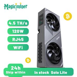매직마이너 BG01 SHA-256 솔로 마이너｜4.5TH/s 120W 저소음 데스크탑 마이닝 노드｜BTC/BCH 등 지원｜WiFi 및 RJ45｜웹 제어