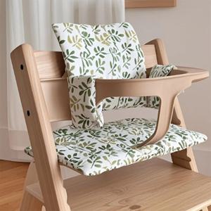 스토케용 하이체어 쿠션 기하학적 흑백 쿠션 트립트랩 의자와 호환 가능, 기계 세탁 가능 면