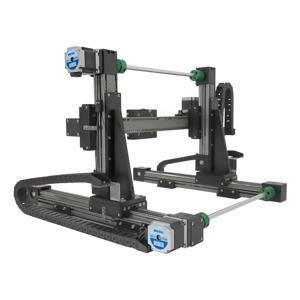 RXP45XYZ-H 갠트리 XYZ 스테이지 CNC 라우터 모터 구동 3축 테이블 리니어 모션 모듈 벨트 가이드 레일 스테퍼 모터 포함