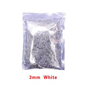 1000개/도매 F5 5MMF3 3MM 원형 LED 투명 초고휘도 녹색/노란색/파란색/흰색/빨간색 발광 다이오드