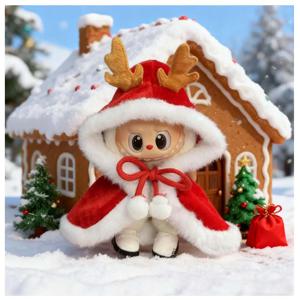 2025 라부부 액세서리 의류 V1 V2 V3 라부부에 적합 크리스마스 사슴 세트 라부부 레드 의류 크리스마스 패션 선물