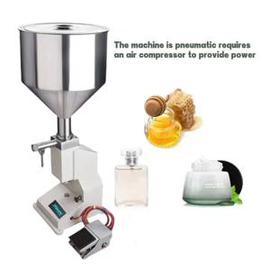 A02 공압식 페이스트 액체 충전기 크림 샴푸 포장 장비 식품용 스테인리스 스틸