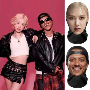 새로운 APT 로즈 화성 3D 인쇄 원활한 페이스 마스크 연예인 얼굴 모든 페이스 마스크 웃긴 헤드 커버 라이딩 스카프 코스프레 모자를 쓰고 있죠