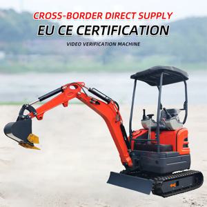 2.5톤 유압 미니 굴삭기, 다양한 어태치먼트와 호환되는 퀵 히치, 농장 조경용 굴삭기 (쿠보타/얀마 엔진용)