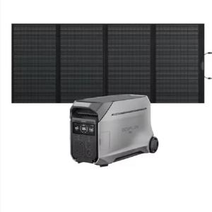 크리스마스 특가 EF ECOFLOW DELTA- Pro 3 휴대용 전력 공급 장치, 4096Wh LFP 배터리, 120/240V 4000W AC 출력 태양광 발전기