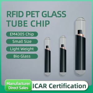 READELL 동물 마이크로칩 캡슐 개 마이크로칩, 134.2KHz RFID 유리 태그, 2.12x12mm, iso FDX-B EM4305, 애완 동물 칩, 무료 배송, 200 개