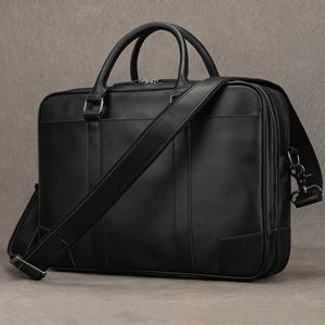 남성용 빈티지 크레이지 호스 정품 가죽 서류 가방, 비즈니스 핸드백, 암소 가죽, 14 인치 노트북, 포트폴리오, 숄더 메신저 백