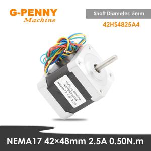 G-Penny Nema17 42HS4825A4 스테퍼 모터 2.5A 0.50N.m 71OZ-IN 1.8도 3d 프린터 CNC용 4리드