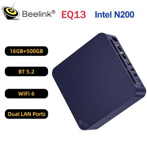 Beelink EQ13 인텔 12 세대 N200 N100 DDR4 미니 PC, 16GB 500GB SSD, EQ12 듀얼 랜, C 타입 게임용 컴퓨터, VS Mini S12 Pro T8 Pro U59 PC