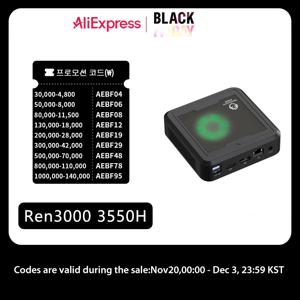 GenMachine 미니 PC AMD Ryzen 5 3550H CPU Windows 11 Ryzen DDR4 8GB 256GB 16GB 512GB WIFI5 AMD Pc 게이머 Diy 게임용 컴퓨터