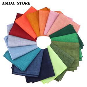 남성용 단색 코튼 손수건 셔츠 액세서리, 오렌지 산호 웨딩 파티 데일리 정장, 포켓 스퀘어 가슴 수건, 27 색