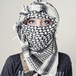 2024 새로운 군사 전술 사막 Hijab 스카프 이슬람 Headscarf 이슬람 아랍 Keffiyeh 머리 목 스카프 남성과 여성을위한 포장