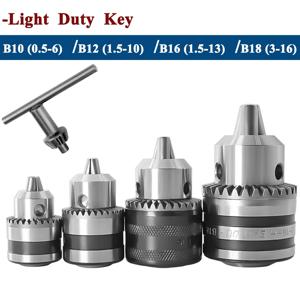 MT2 MT3 MT4 B10 B12 B16 B18 라이트 듀티 키 드릴 척 0.6-6mm 1.5-13mm 1-10mm 테이퍼 아버 CNC 기계
