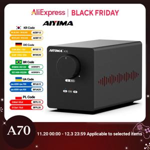 AIYIMA A70 TPA3255 PFFB 스테레오 전력 증폭기 300Wx2 클래스 D 스테레오 2.0 XLR RCA 트리거 입력이 있는 디지털 오디오 앰프