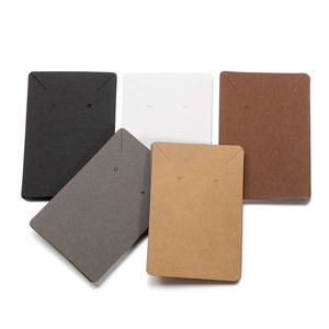 50 개/몫 5x5cm 6x9cm 크 래 프 트 종이 카드 귀걸이 목걸이 디스플레이 카드 쥬얼리 포장 골 판지 교수형 가격 태그 카드