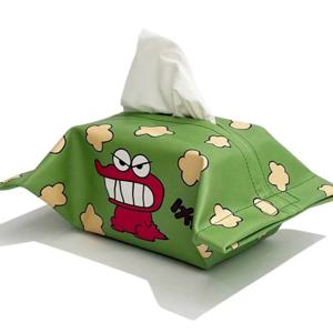 만화 크레용 Shinchan 악어 비스킷 티슈 상자 거실 비용 자동차 데스크탑 서랍 편지지 보관 상자 도매