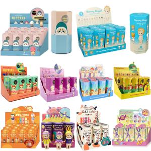 무작위 보내기 써니 엔젤 블라인드 박스 시리즈 피규어 장난감 장식품 인형 팬용 어린이 크리스마스 선물 고양이 생활 액션