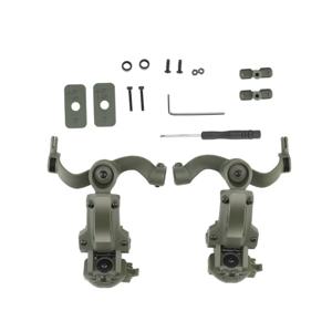 M31/M32 헤드셋용 전술 헬멧 ARC 레일 어댑터, 에어소프트 헤드셋 헬멧 브래킷 키트, 사냥용 회전 헤드폰 홀더