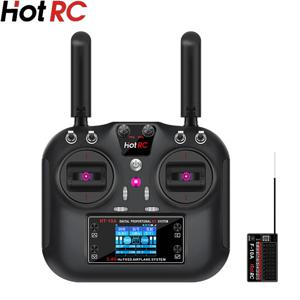 Hotrc 핫 rc HT-10A HT10A 2.4Ghz 10CH 원격 컨트롤러 F-10A F10A 수신기 RC 항공기 차량 보트 드론 액세서리 부품