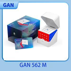 GAN 562 M 5X5 자기 매직 스피드 큐브 스티커가없는 전문 Fidget 장난감 GAN 562M Maglev UV Cubo Magico 퍼즐