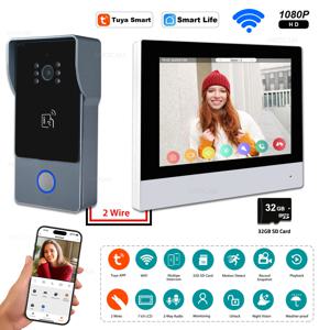 2선 비디오 인터콤 시스템, 1080P 비디오 초인종 7