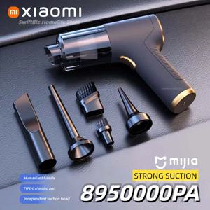 샤오미 미지아 무선 차량용 진공 청소기, 1290000Pa 흡입 및 블로우, 2 in 1 휴대용 핸드헬드, 가정 및 자동차 이중 사용, 미니 진공 청소