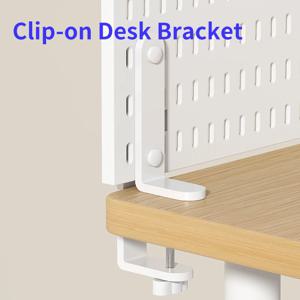 데스크탑 스토리지 페그보드 액세서리, 고정 브래킷, 자유롭게 결합할 수 있는 다수의 액세서리 장착.