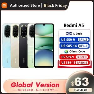 Xiaomi Redmi A5 글로벌 버전 스마트폰 32MP AI 듀얼 카메라 6.88