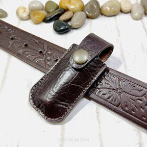 Blongk 미니 키 허리 가방 가죽 소형 키 케이스 벨트 파우치 일회용 라이터 케이스 라이터 외장 WD-HJ