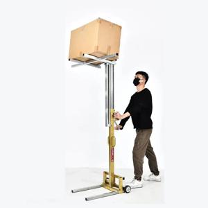 핸드 스태커 와이어 로프 윈치 라이트 수동 로딩 및 언로딩 지게차 베어링 80KG 창고 물류 처리 지게차