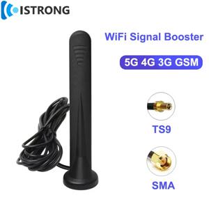 5G 통신 안테나 15dbi 4G 3G GSM 실외 전대역 안테나 Wifi 라우터 모뎀 TS9 SMA 용 옴니 신호 부스터 증폭기