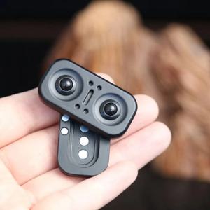 올빼미 피젯 회전기 자석 슬라이더 핸드 로테이터 금속 EDC 사무실 책상 장난감 성인 및 어린이 선물 피젯 장난감