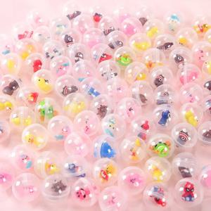 32mm 투명 트위스트 에그 미니 크레인 게임기 장난감 액세서리 귀여운 동물 봉제인형 어린이 아케이드 크레인 게임기 선물