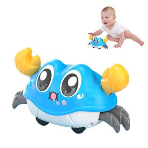 어린이 재미있는 이중 반환 힘 왼쪽 및 오른쪽 쉐이크 시뮬레이션 크랩 장난감 아기 달리기 버블 시뮬레이션 크랩 크랩 크롤링