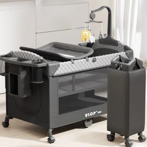 새로운 아기 기저귀 테이블, 이동식 접합 대형 침대, 접이식 아기 침대, 휴대용 신생아 침대 옆 침대, 아기 흔들 침대