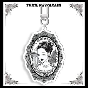 10cm 준지 이토 호러 만화 시리즈 토미에 카와카미 아크릴 키체인 가방 열쇠 코스프레 선물 완벽한 팬 선물