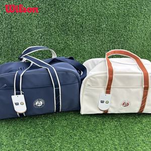 윌슨 2025 롤랑 가로스 세션 스몰 더플백 빈티지 테니스 라켓 백팩 의류 가방 액세서리 가방 (남녀공용)
