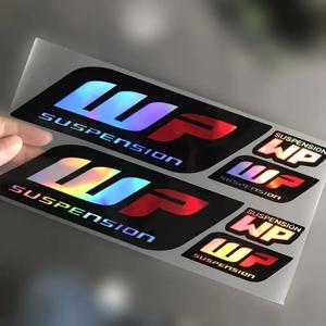 반사 Wp 서스펜션 스티커 오토바이 액세서리 충격 흡수 장치 데칼 ktm KONDA SUZUKI KAWASAKI 용 방수 장식품