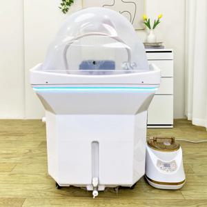 편리한 이동식 샴푸대 수납 온수 순환 헤드 스파 훈증 헤어 세척대 스파샵 가구