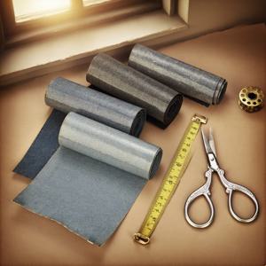 8cm X 51cm 청바지 다리미 부착 패치, 직사각형 블랙 블루 패치, 데님 의류 재킷 내외부 구멍 수리 및 장식용