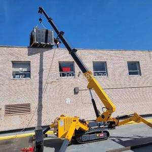 YG 텔레스코픽 미니 스파이더 크레인 1.5톤 3톤 5톤 10톤 스파이더 크레인 야외 맞춤형 기계