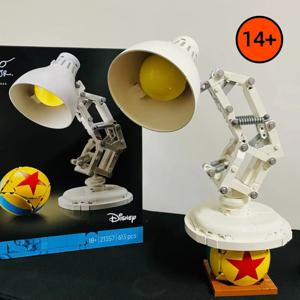 2025년 신제품 613피스 레고 호환 21357 아이디어 램프 룸 데코 블록 창의적인 브릭 장난감 크리스마스 생일 선물