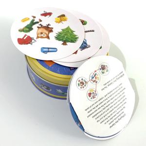 카드 보드 게임 장난감 철제 상자 가족 재미있는 엔터테인먼트 파티 휴일 캠핑 도구 스포츠 친구들 크리스마스 할로윈 선물