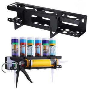 실란트 튜브 랙 그리스 튜브 랙 벽걸이형 실란트 정리함 튜브 보관함 실란트 도구 정리함 6개 튜브 수납 가능