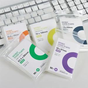 카드 필름 보호 필름 투명 카드 홀더 CPP 앨범 바인더 카메라 보관 앨범 보호에 적합