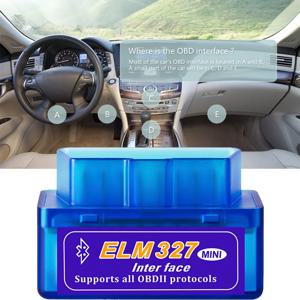 자동차 진단 감지기 코드 리더 도구, OBD2 스캐너, ELM327, V2.1 와이파이 블루투스 OBD 2, IOS 안드로이드 자동 스캔 수리 도구