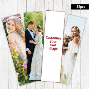 32개 맞춤형 북마크 세트, 맞춤형 이미지 디자인, 결혼식 및 홈 장식, 크리스마스 선물, 저렴한 럭셔리, 이상적