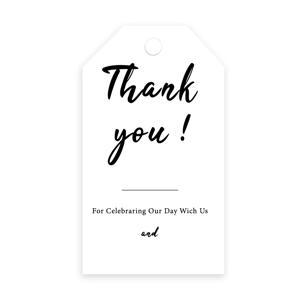 40개 맞춤형 감사 카드, 맞춤형 선물 태그, 파티 선물 라벨, 기념일, 졸업식, 결혼식에 이상적