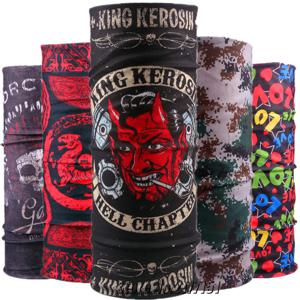 새로운 패션 머리띠 스카프 매직 링 넥 드래곤 두건 다양한 터번 후드 다기능 원활한 관형 오토바이