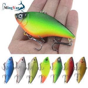 1PCS 하드 VIB 낚시 미끼 7cm 16g 플라스틱 인공 미끼 트레블 후크 Peche Bass Pike Trolling Pesca 낚시 태클